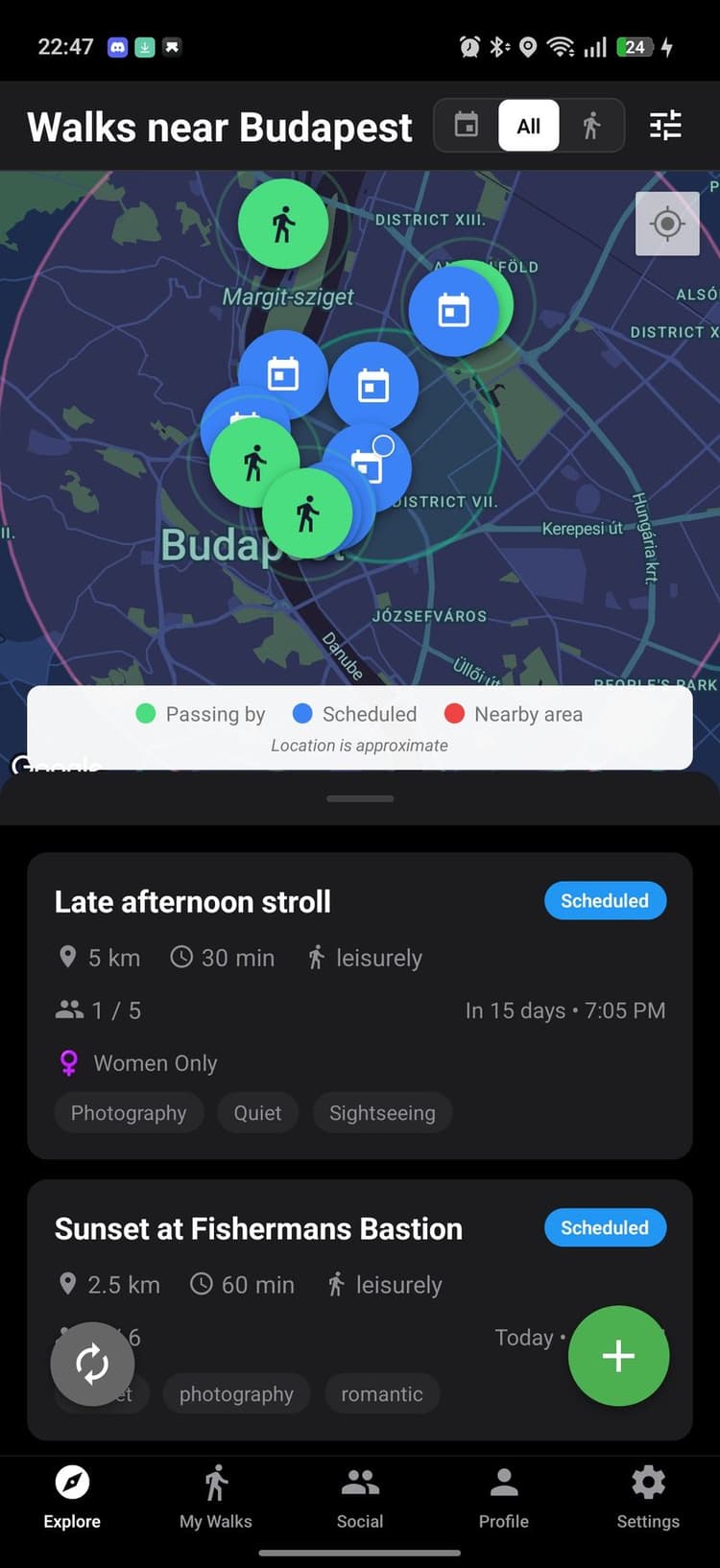 See Who's Walking Right Now